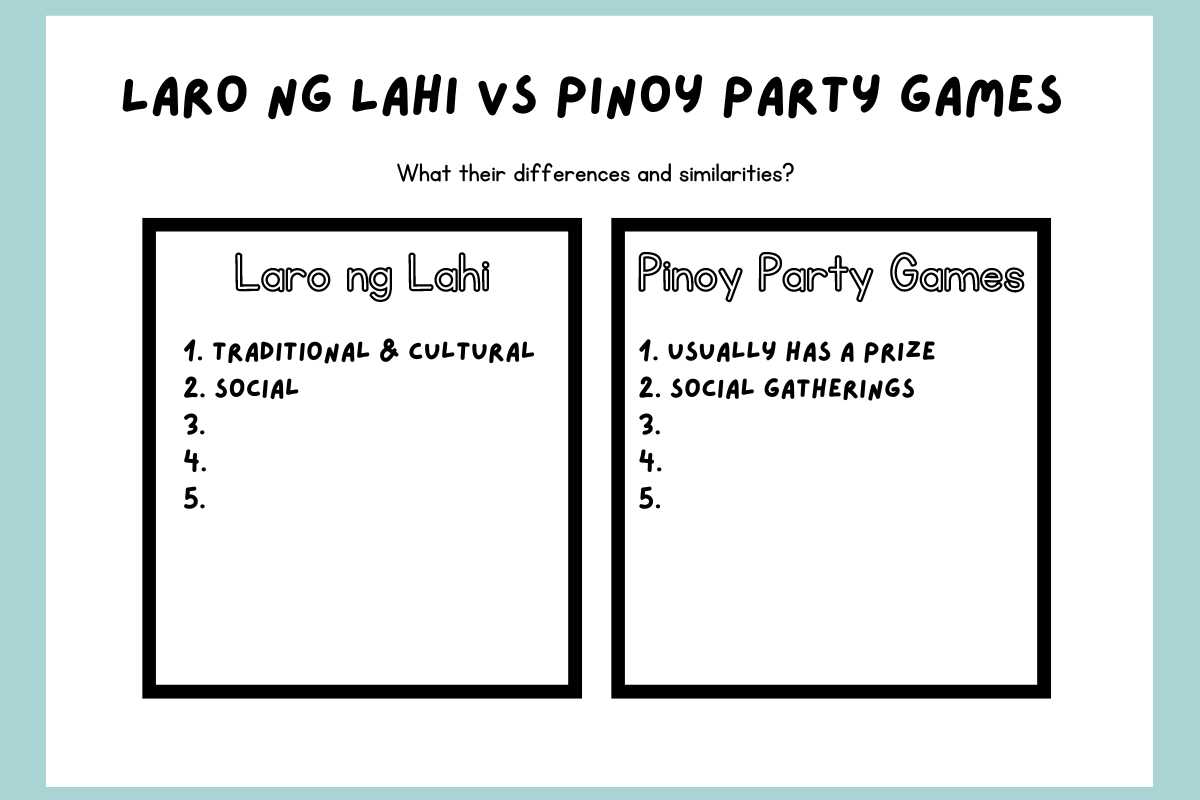 Laro ng Lahi vs Pinoy Party Games: What are their differences & similarities
